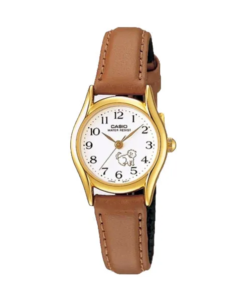 Reloj casual correa de cuero LTP-1094Q-7B7