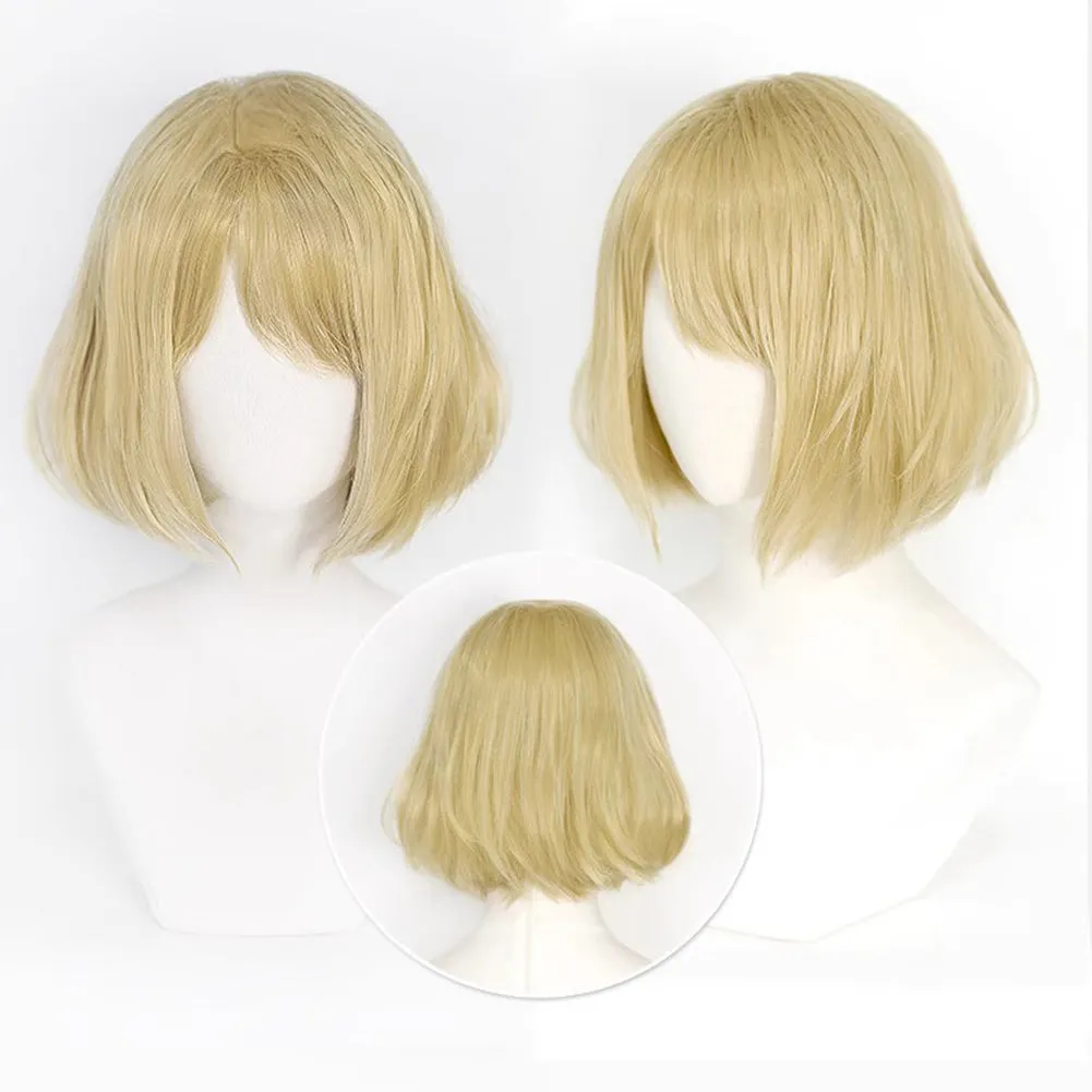 Resident Evil 4 Ashley Graham Cosplay Wig Carnival Halloween Party Prop