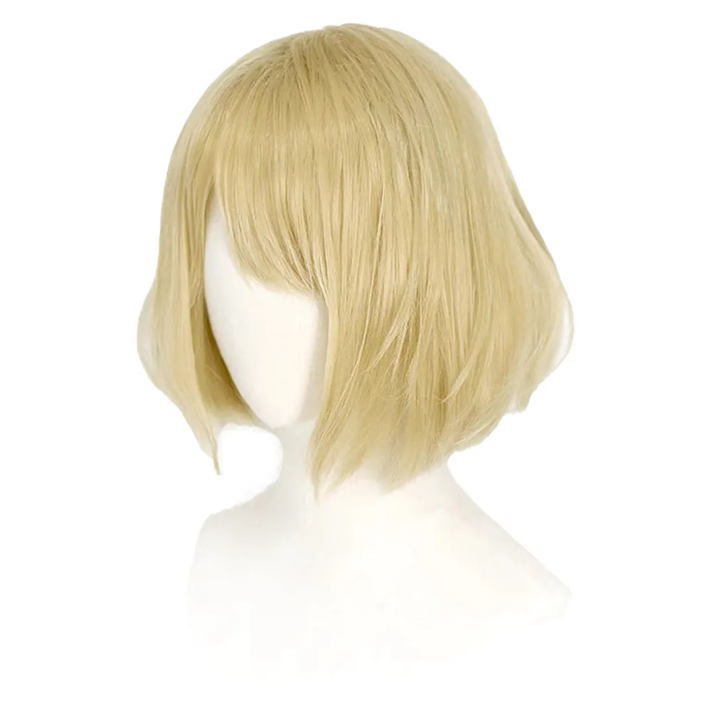 Resident Evil 4 Ashley Graham Cosplay Wig Carnival Halloween Party Prop