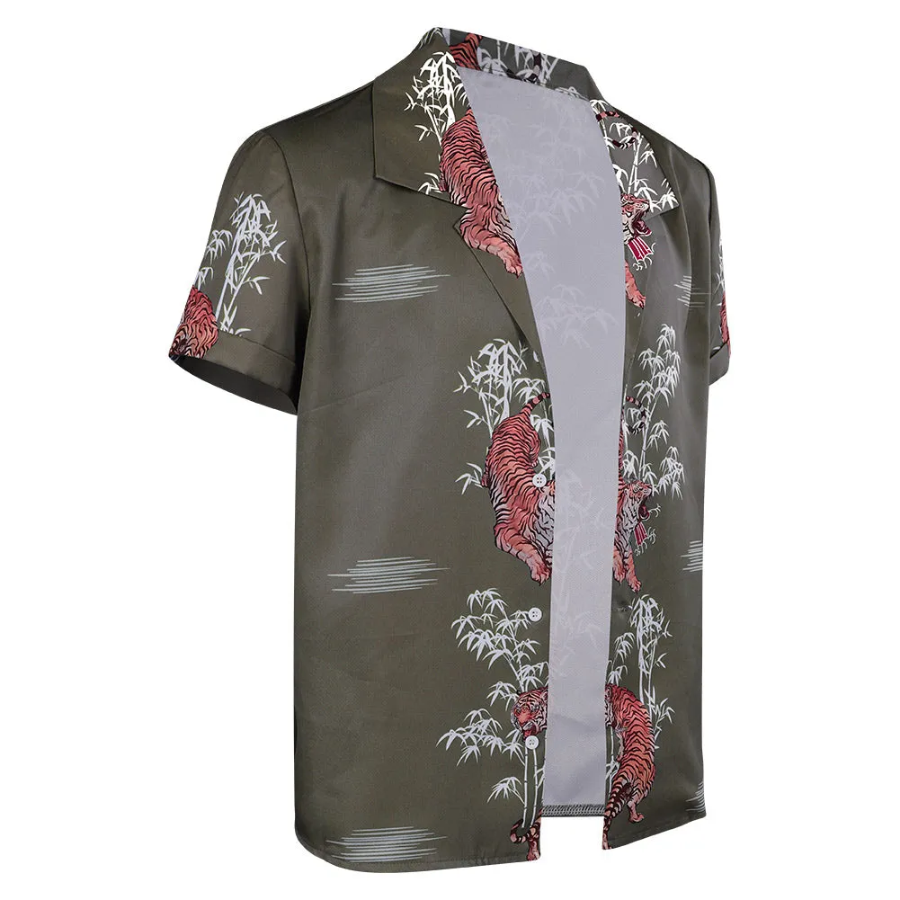 Resident Evil: Death Chris Cosplay Costume Shirt Halloween Carnival Party Suit