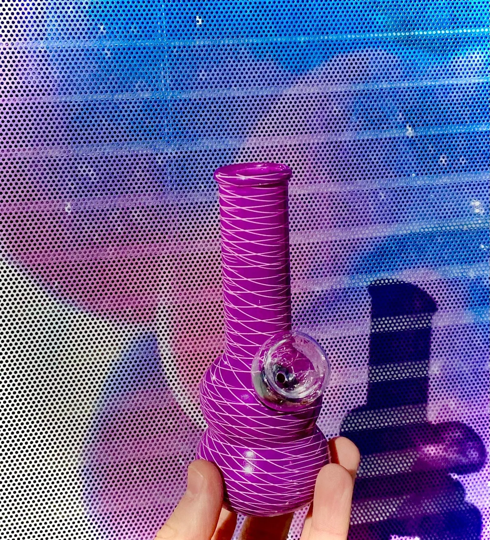Retro Glass Mini Bong 5"