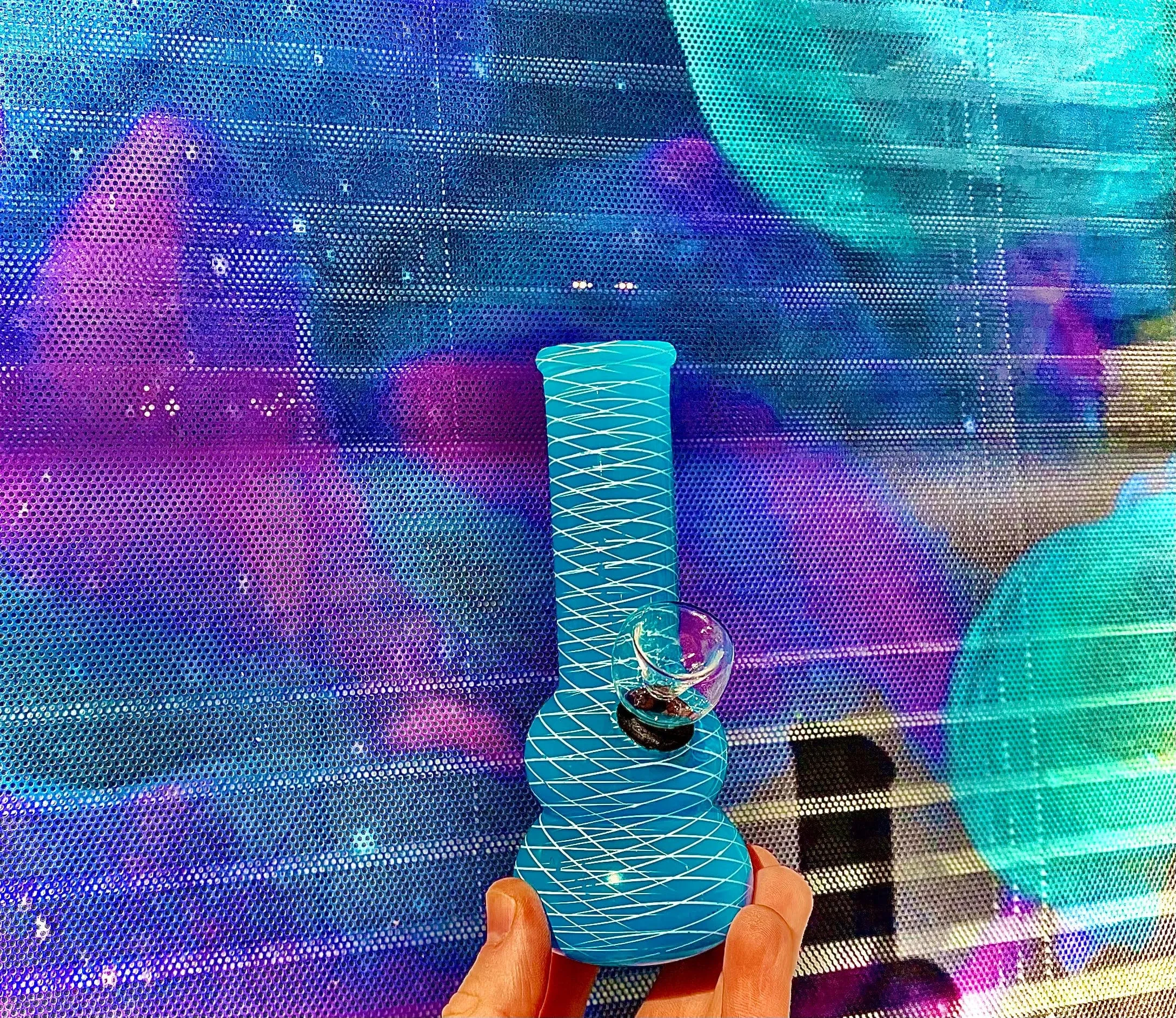 Retro Glass Mini Bong 5"
