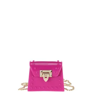 Retro Jelly Purse in Fuschia