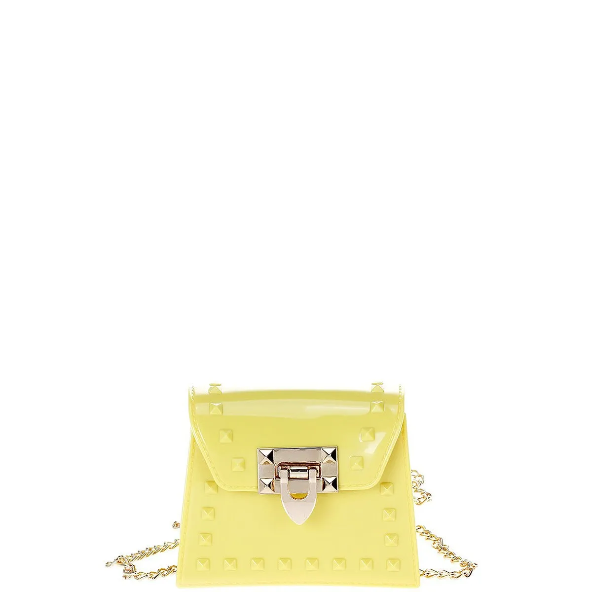 Retro Jelly Purse in Yellow