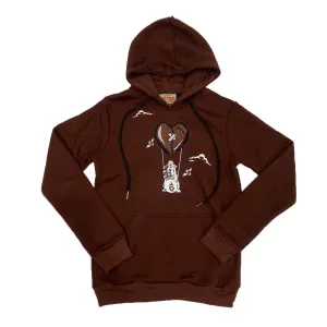 Retro Label Hot Air Hoodie (Retro 1 Dark Mocha)