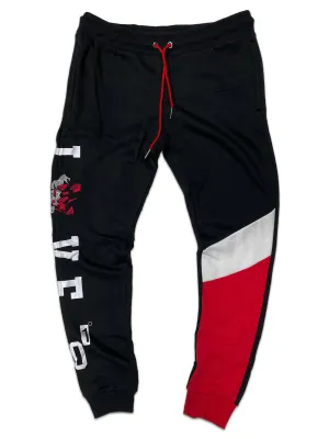 RETRO LABEL LOVE NO ONE JOGGER (RETRO 1 BRED PATENT)