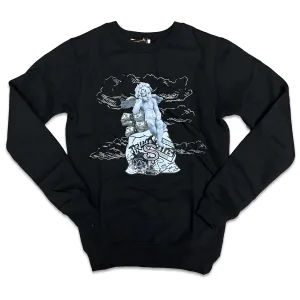 RETRO LABEL Money Bag Crewneck (RETRO 6 METALLIC SILVER)