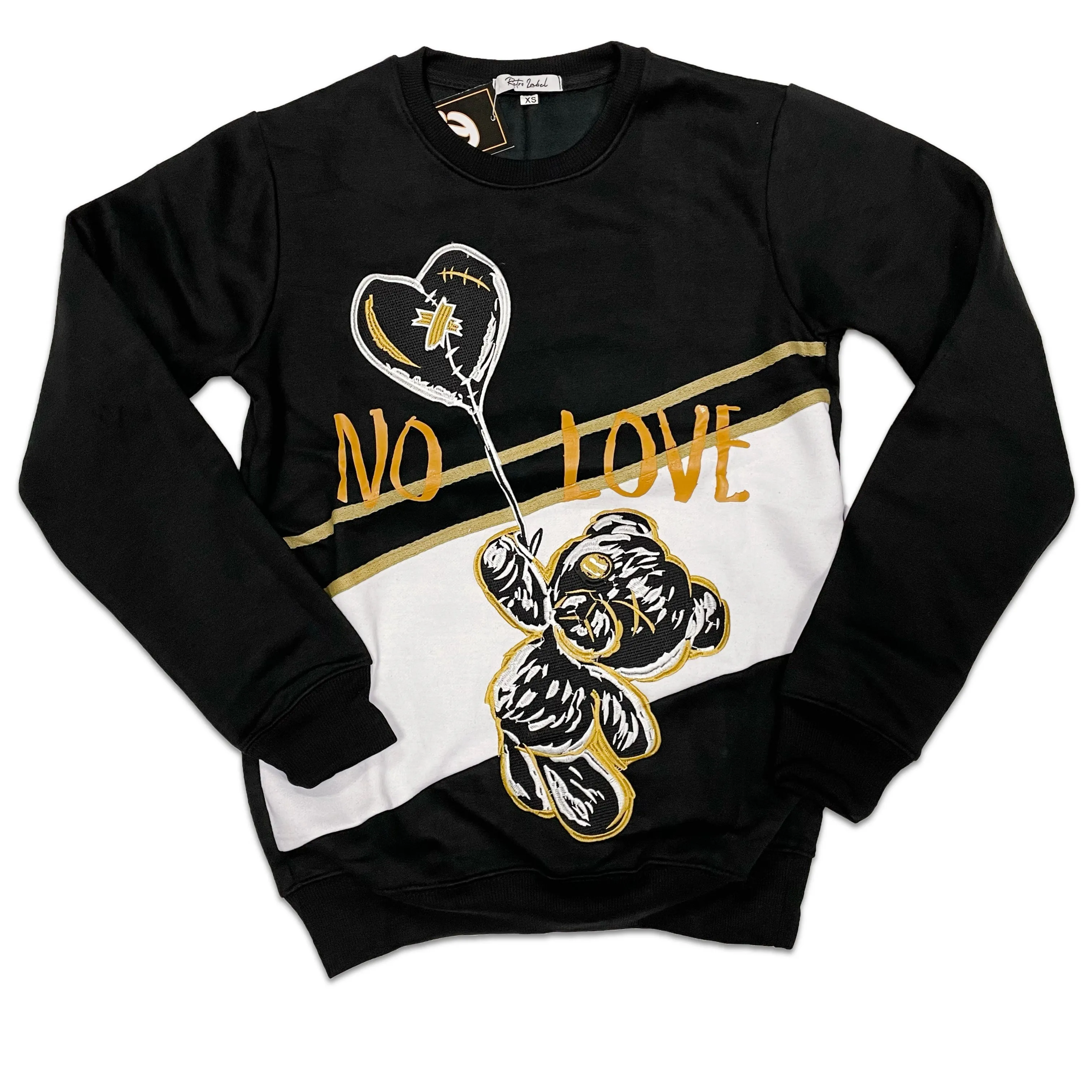 Retro Label No Love Crewneck (Retro 12 Royalty)