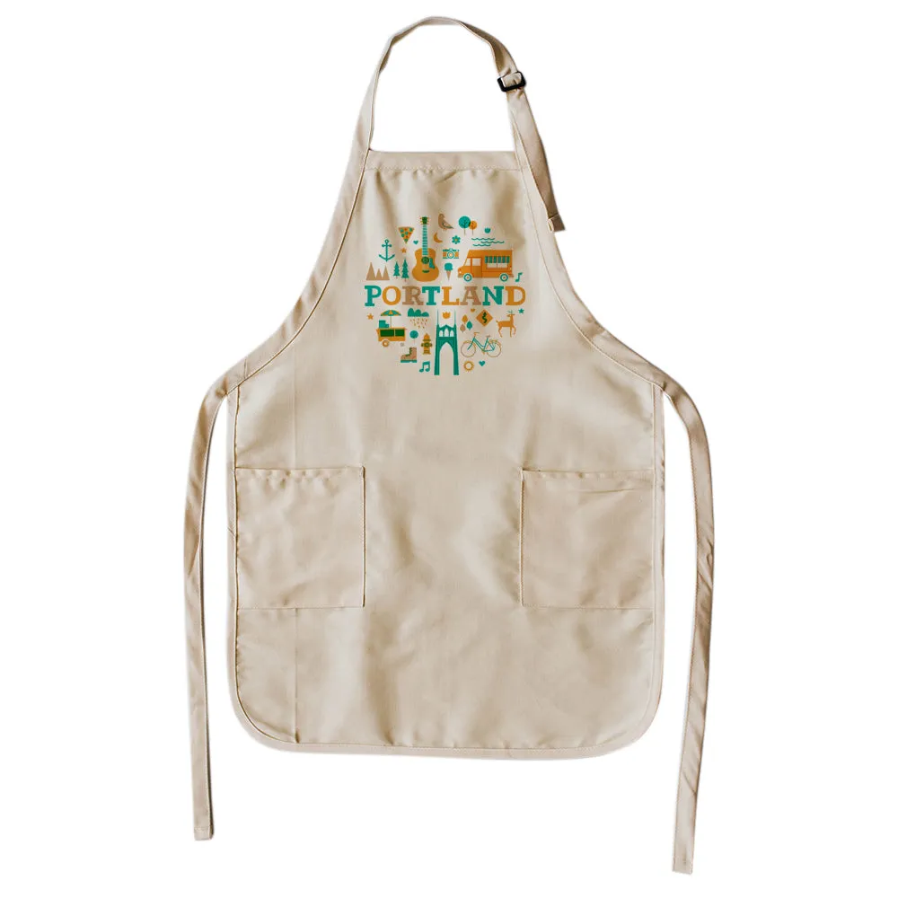Retro Portland Apron