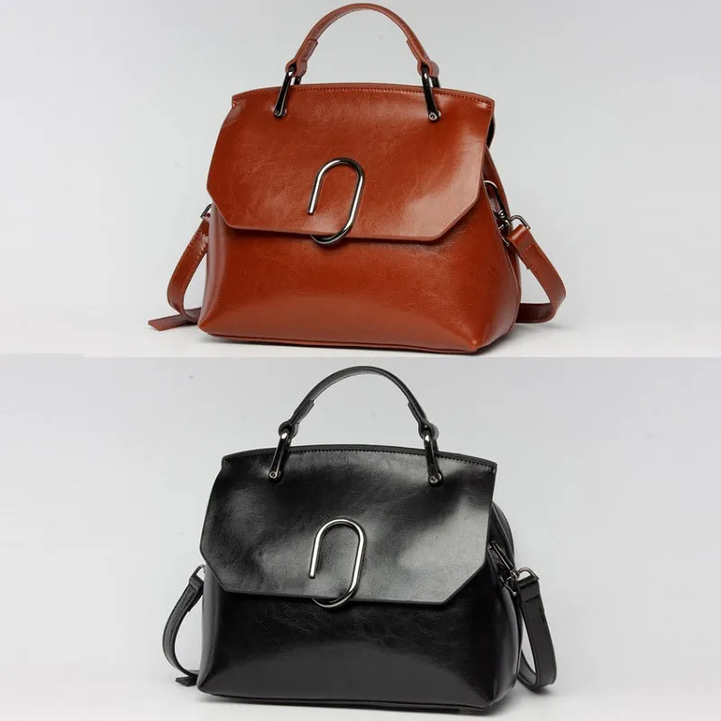 Retro Solid Color Women's Bag