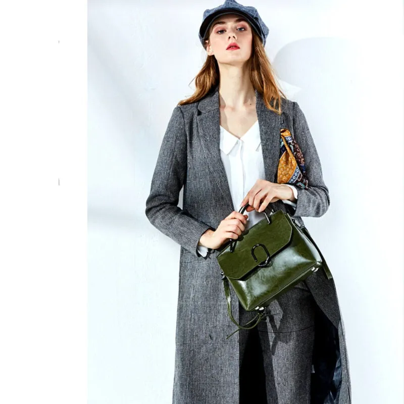 Retro Solid Color Women's Bag