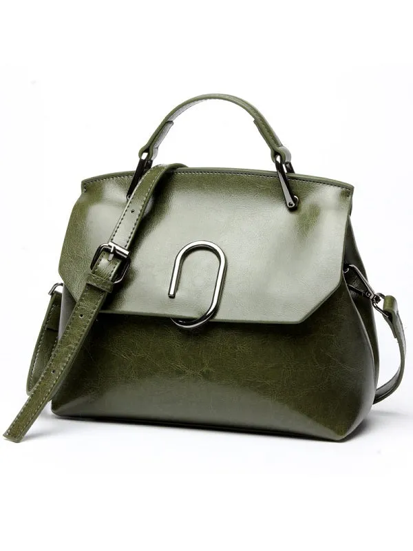 Retro Solid Color Women's Bag