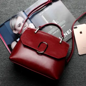 Retro Solid Color Women's Bag