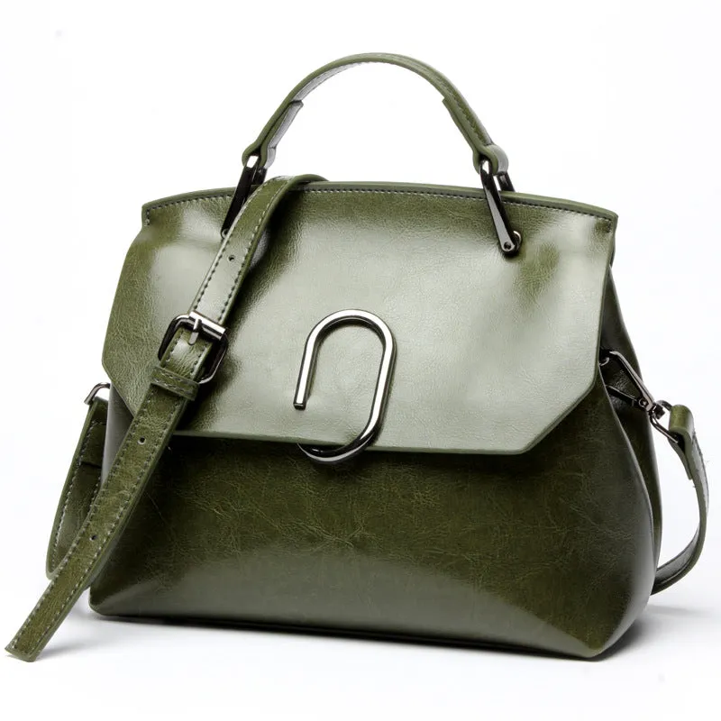Retro Solid Color Women's Bag