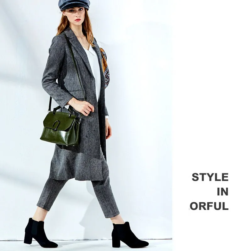 Retro Solid Color Women's Bag