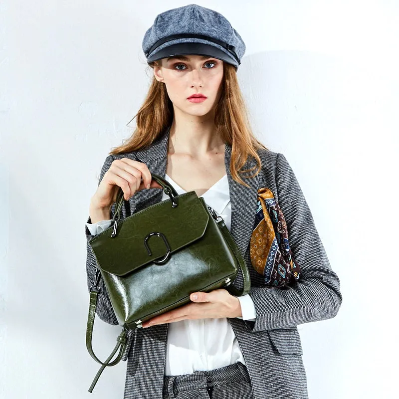 Retro Solid Color Women's Bag
