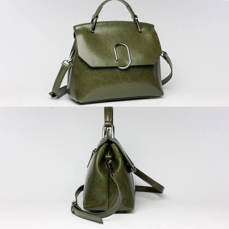 Retro Solid Color Women's Bag