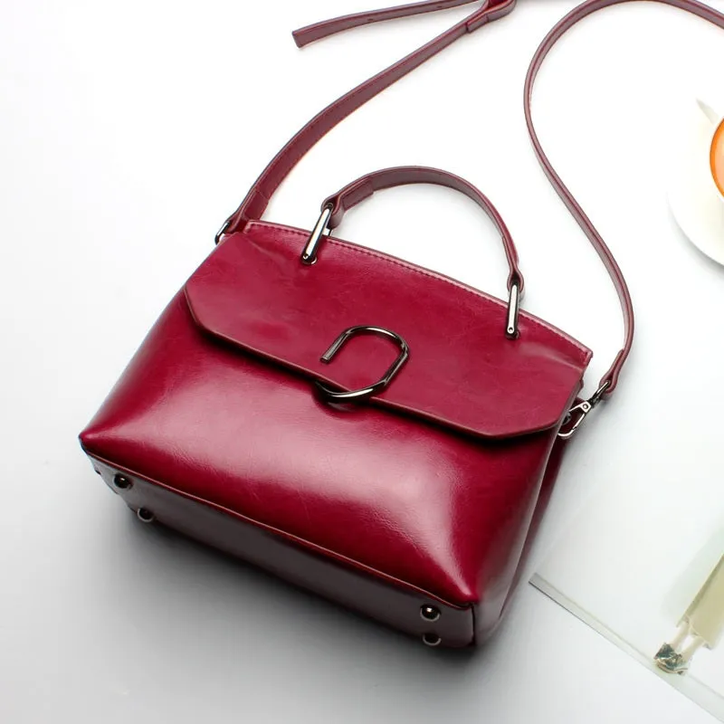 Retro Solid Color Women's Bag