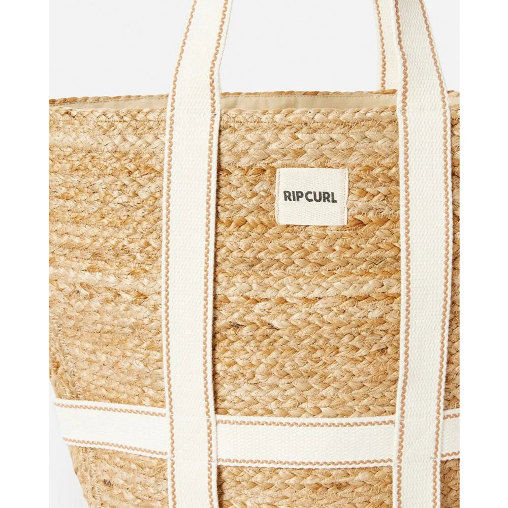 RIP CURL PREMIUM SURF JUTE 45L TOTE NATURAL
