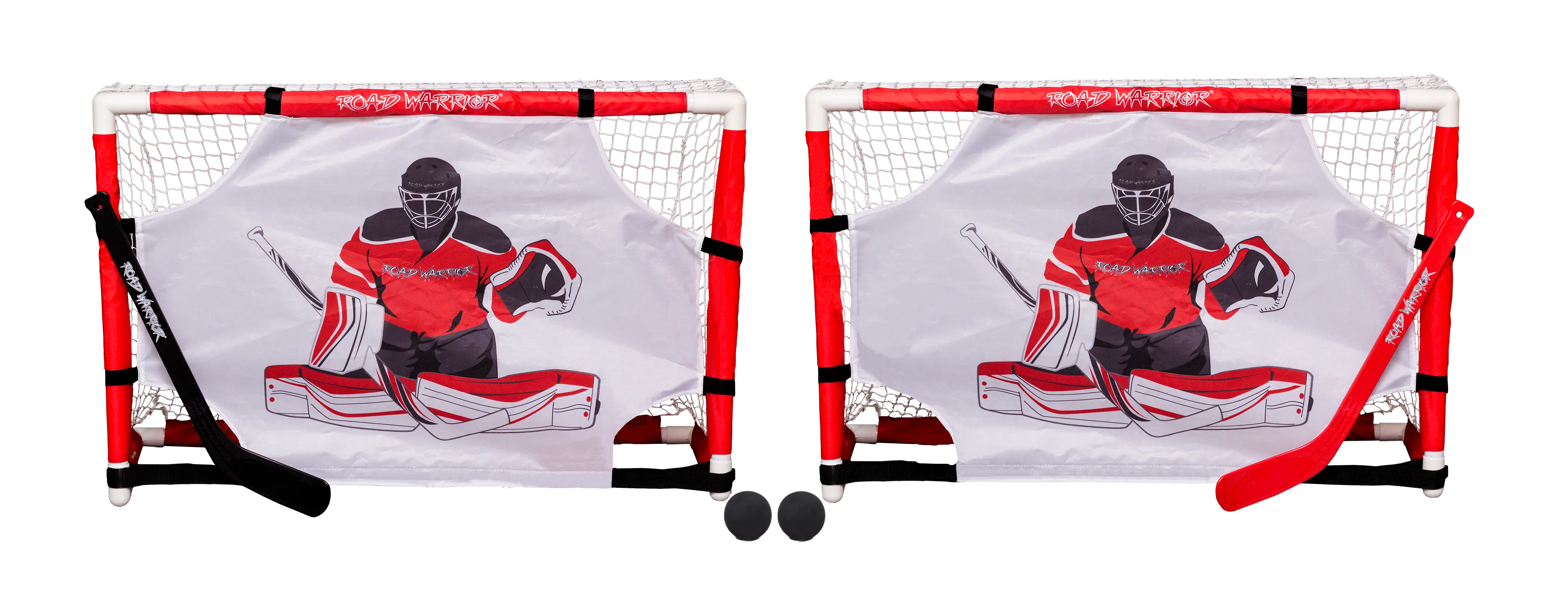 Road Warrior Top Shelf Mini Net Set With Shooter Tutors