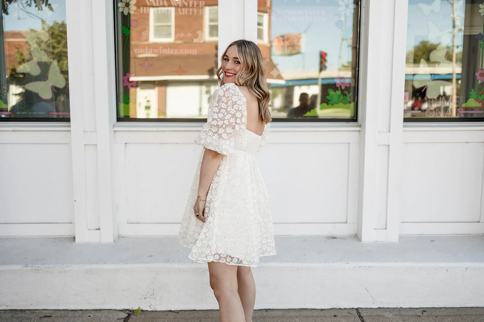 roadside daisy babydoll dress