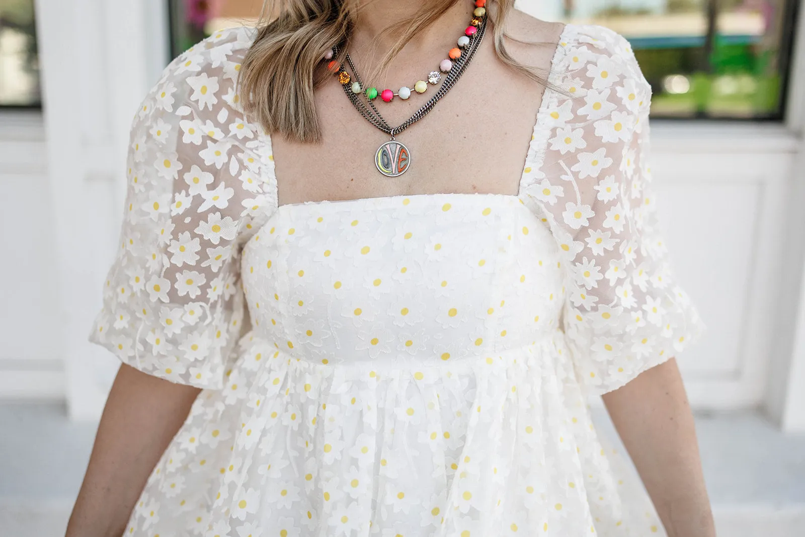 roadside daisy babydoll dress