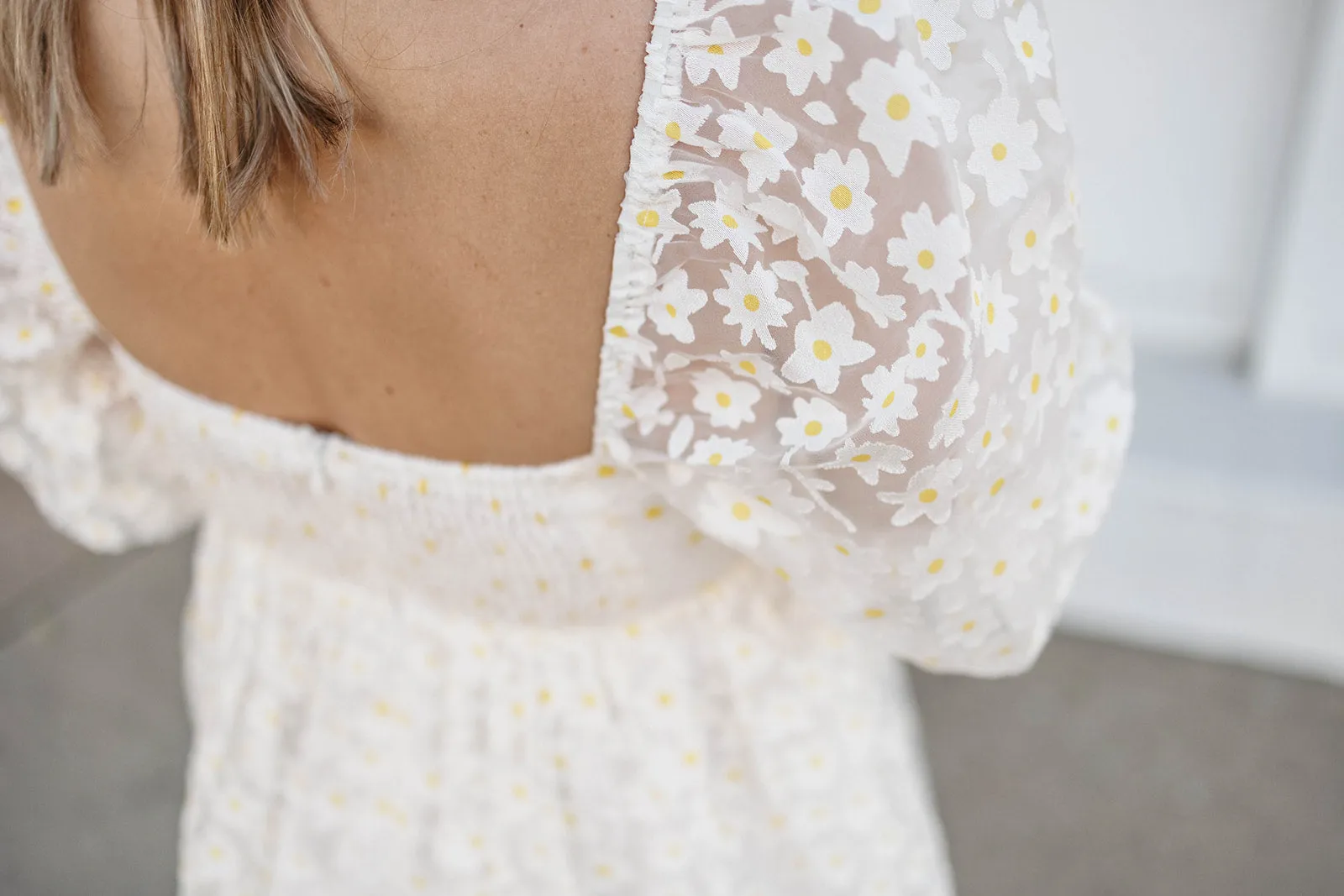 roadside daisy babydoll dress