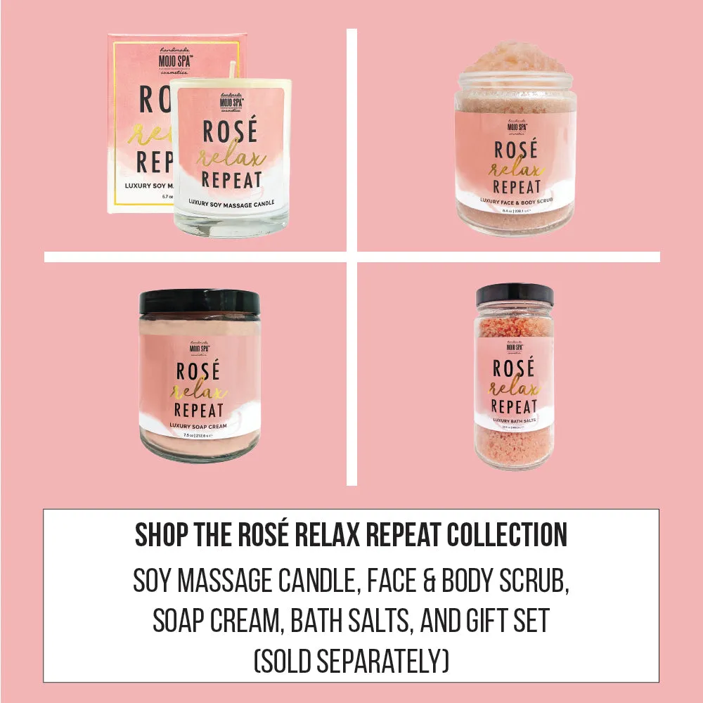 Rosé. Relax. Repeat. Luxury Bath Salts
