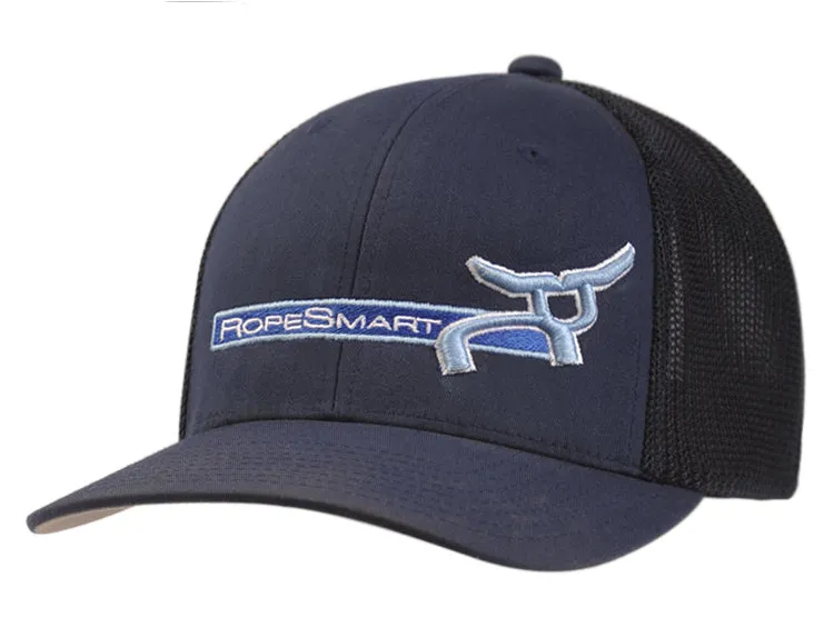 RS Retro Trucker Navy & Black, Blue Logo