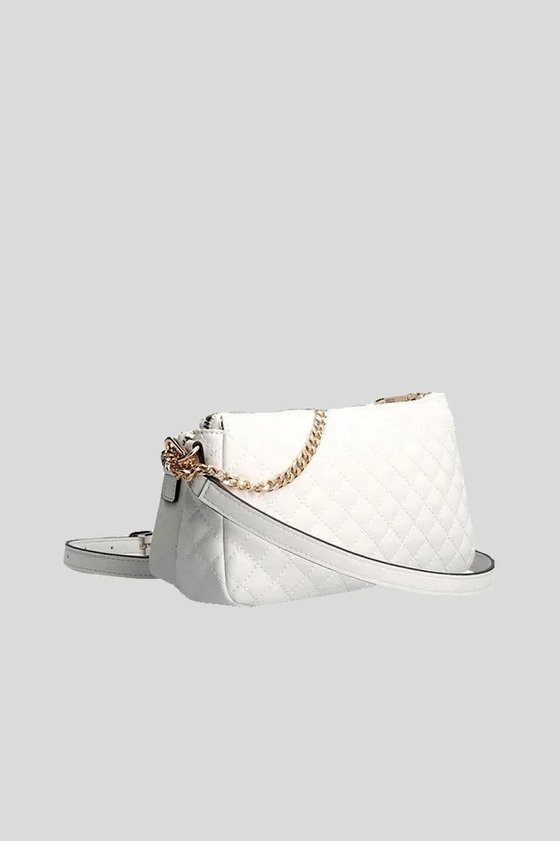 Rue Rose DBL Pouch Crossbody - White