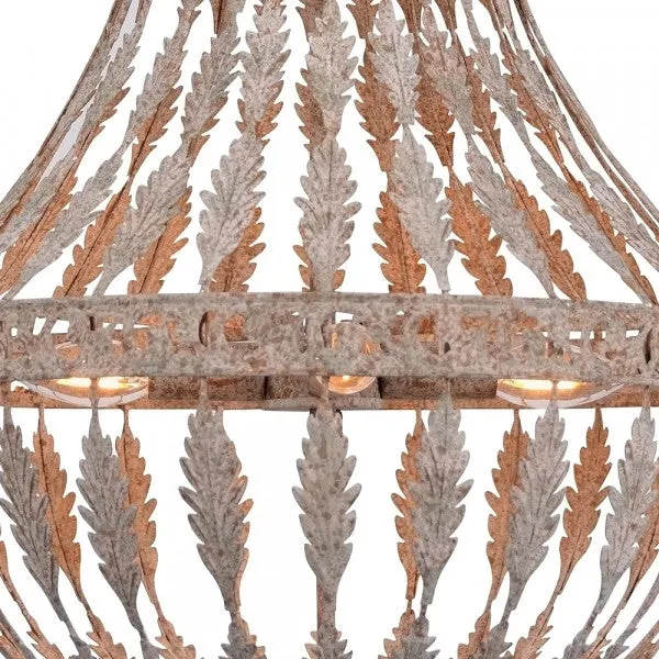 Rustic Empire Metal Chandelier - Two Sizes Available