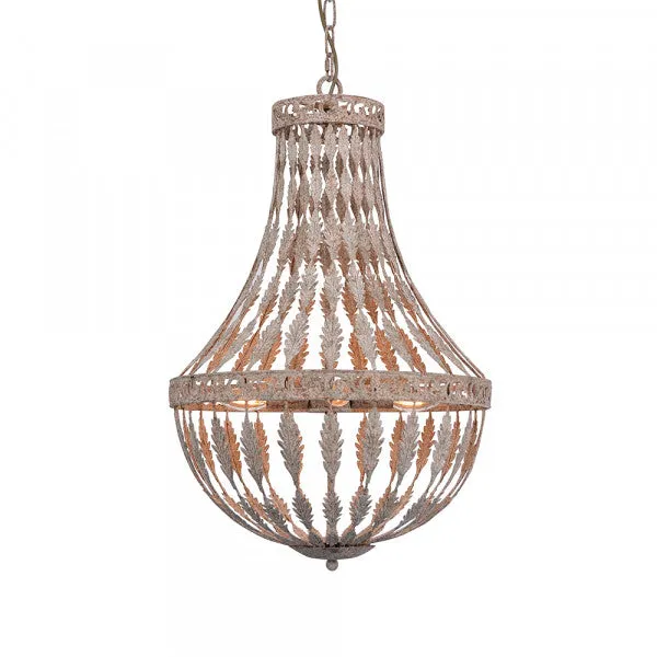 Rustic Empire Metal Chandelier - Two Sizes Available