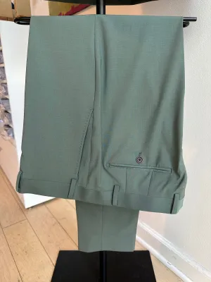 Sage Green Premium Suit Pants