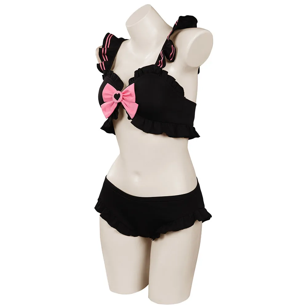 Sailor Moon Chibiusa Cosplay Costumes Bikini Top Shorts Swimsuit Outfits Halloween Carnival Suit