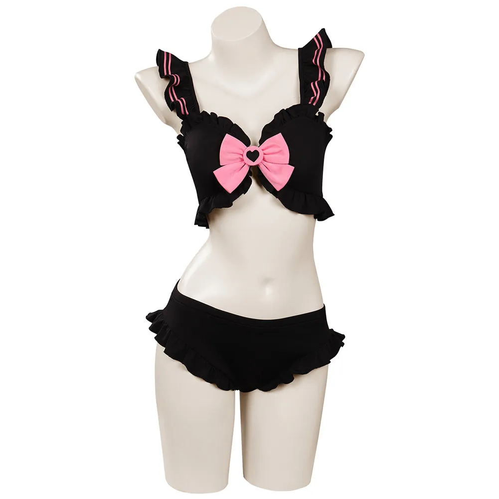 Sailor Moon Chibiusa Cosplay Costumes Bikini Top Shorts Swimsuit Outfits Halloween Carnival Suit