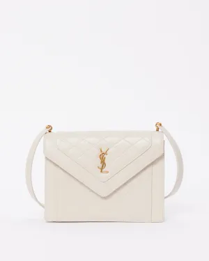 Saint Laurent White Gaby Mini Satchel Shoulder Bag