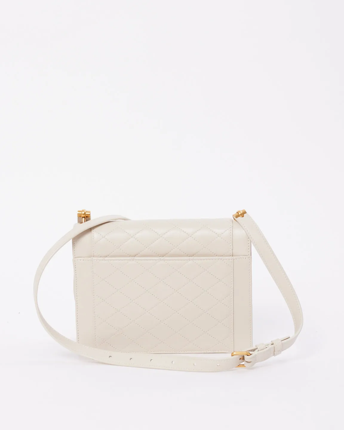 Saint Laurent White Gaby Mini Satchel Shoulder Bag