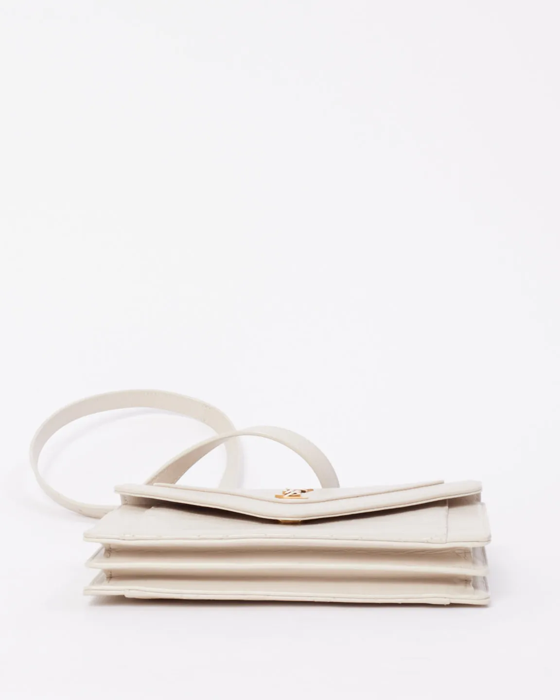 Saint Laurent White Gaby Mini Satchel Shoulder Bag
