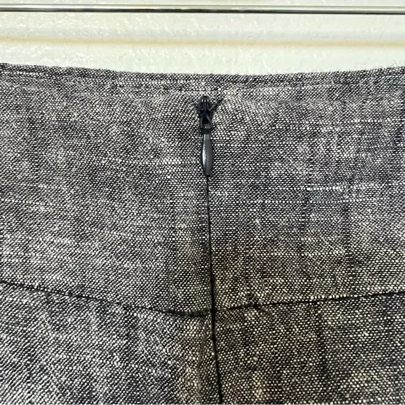 Sandro Studio linen blend chambray blue pencil skirt.  SZ 8