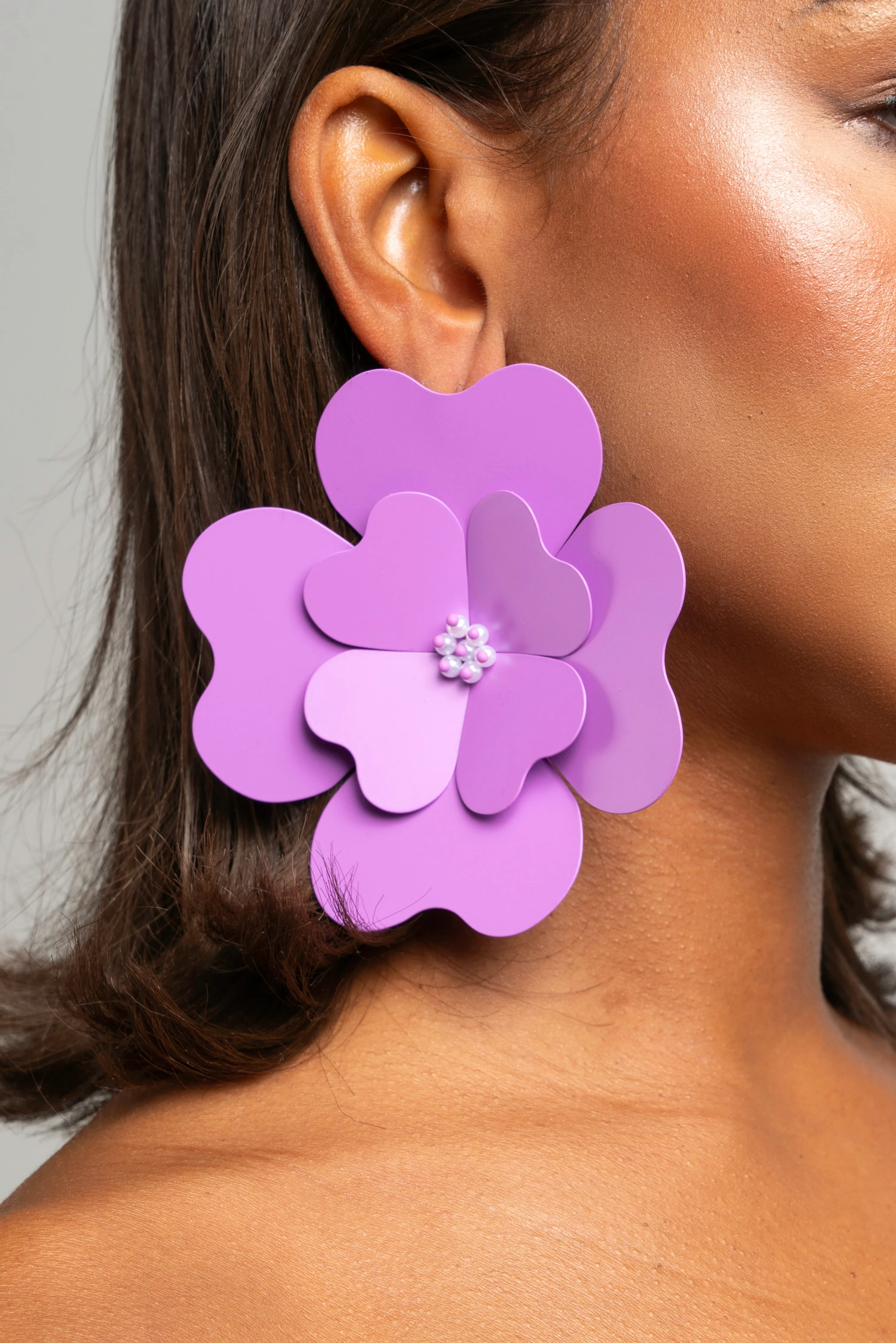 SATO earrings in LAVENDAR