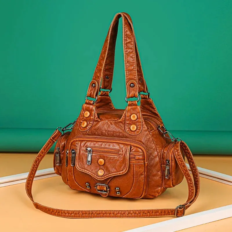 Savannah™ - Vintage Messenger Bag with Classic Versatility