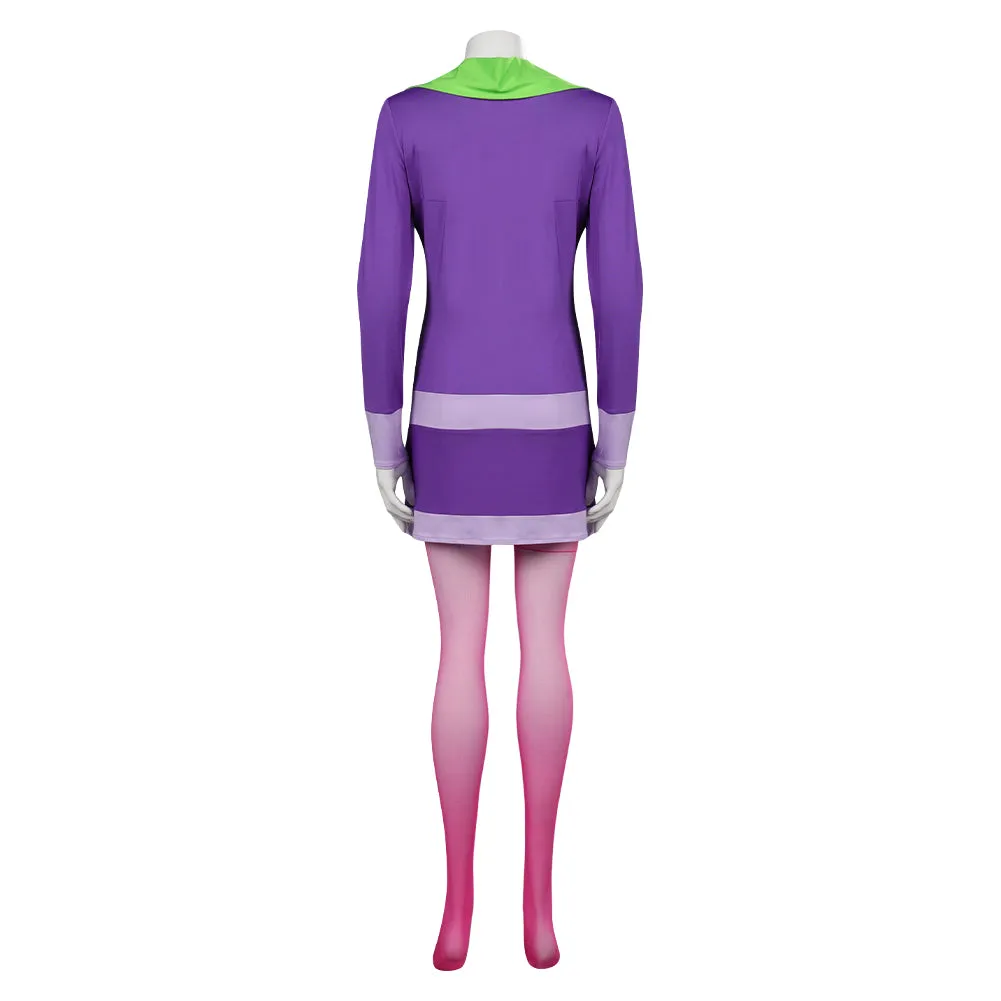 SCOOBY-DOO Daphne Blake Cosplay Costume Outfits Halloween Carnival Suit