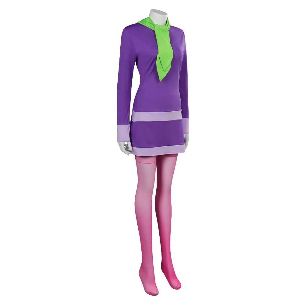 SCOOBY-DOO Daphne Blake Cosplay Costume Outfits Halloween Carnival Suit