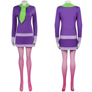 SCOOBY-DOO Daphne Blake Cosplay Costume Outfits Halloween Carnival Suit