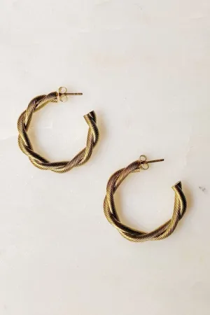 Sedona Twisted Hoop Earrings