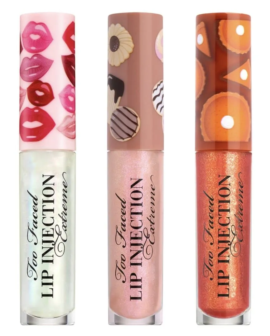 Set de Gloss Voluminizador de Labios Too Faced Lip Injection Extreme Plump & Tasty