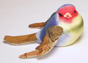 Set of Mushroom Birds 4'' 2pcs