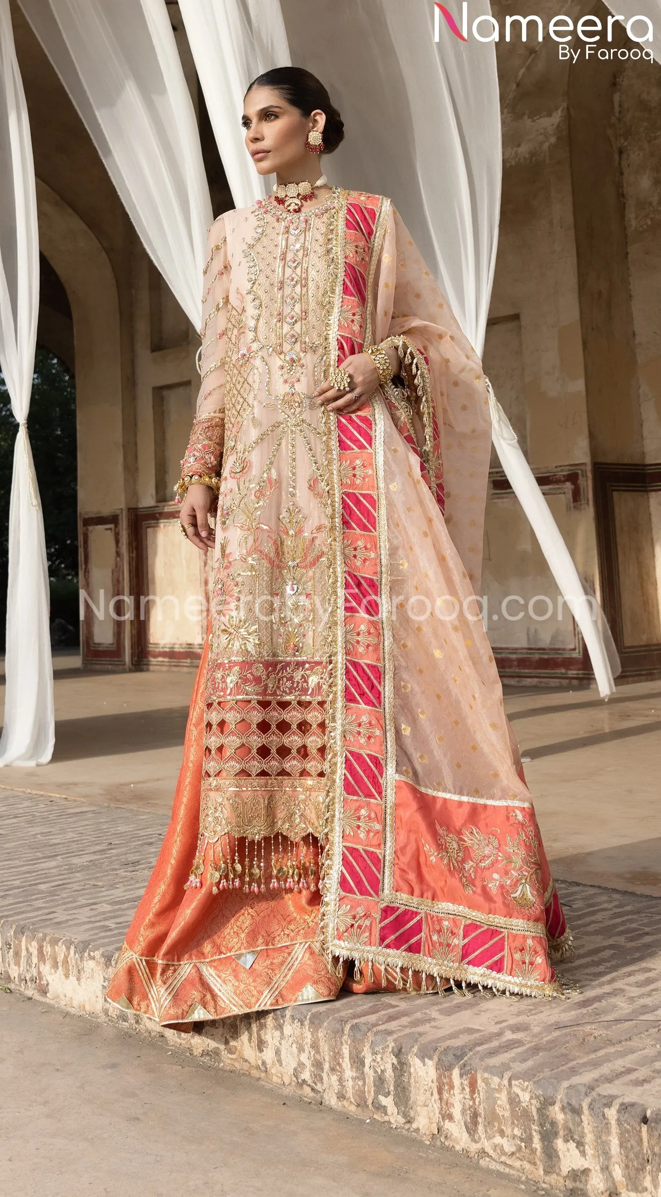 Sharara Dress Pakistani by Pakistani Designer #PF251