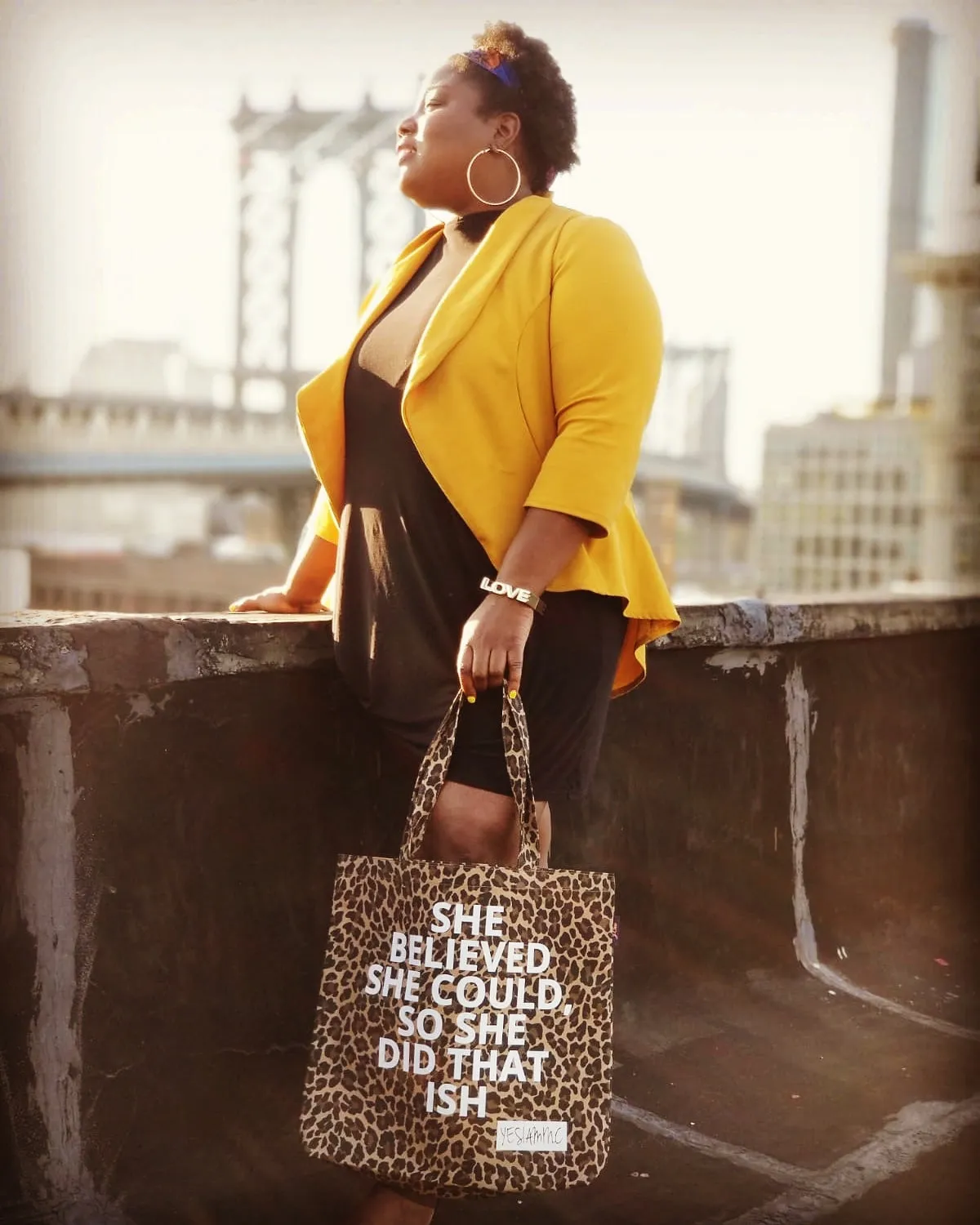 SHE DID THAT ISH TOTE