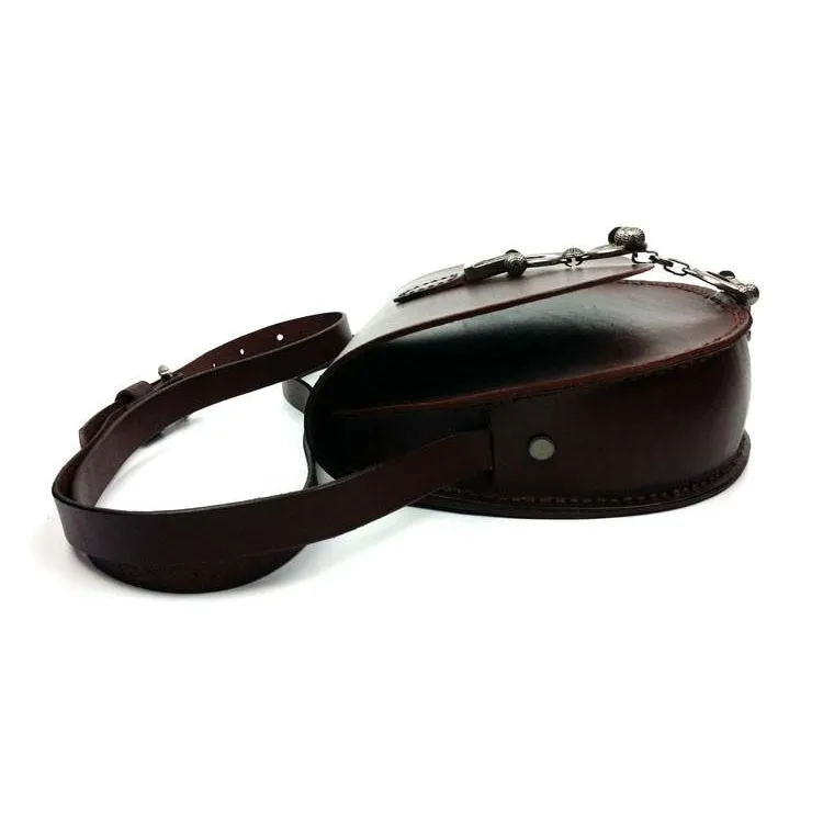 Shell / Crossbody Bag  <br>Genuine-Leather